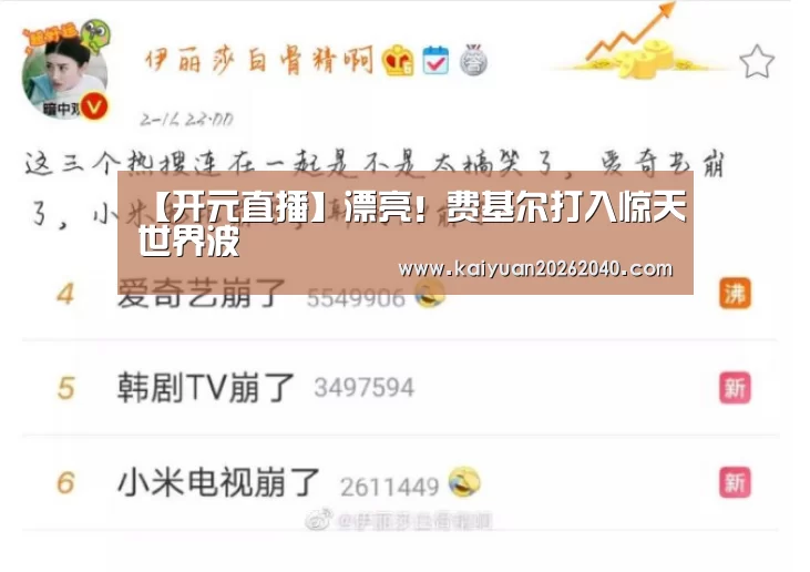 【开元直播】漂亮!费基尔打入惊天世界波(图2) 开元下载